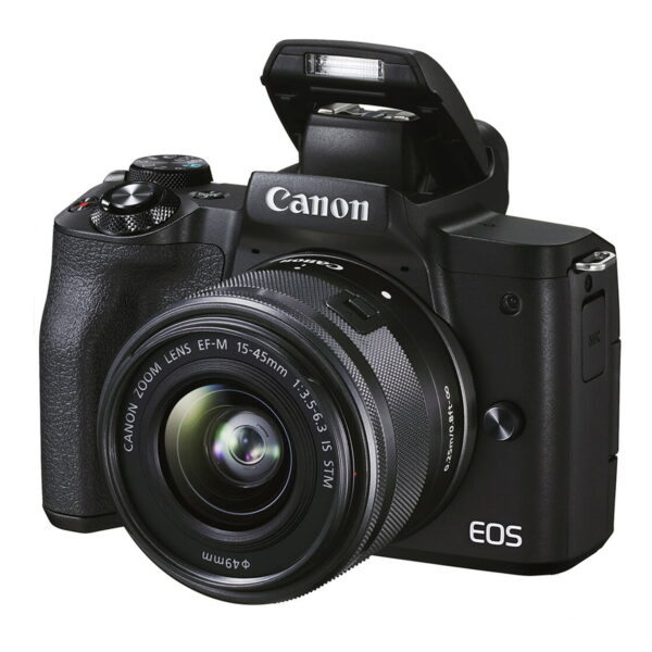 Canon EOS M50 Mark II + EF-M 15-45mm f/3.5-6.3 IS STM -Musta