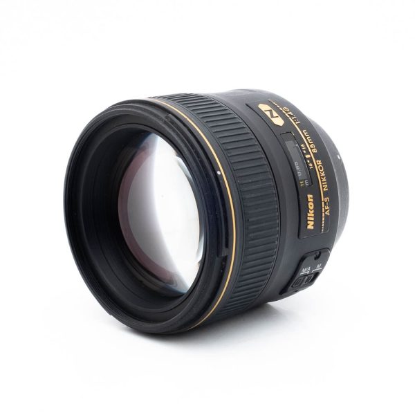 Nikon 85mm f14G-2-2 Nikon AF-S Nikkor 85mm f/1.4 G (sis.ALV24%) - Käytetty