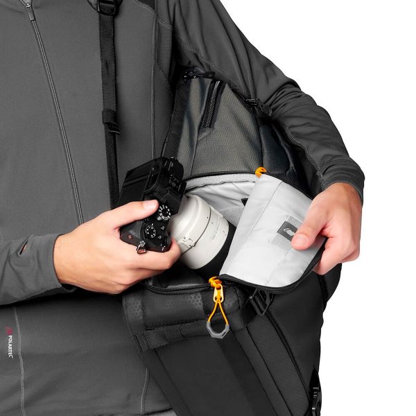 Lowepro Fastpack BP 250 AW III -kamerareppu, harmaa