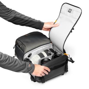 Lowepro Fastpack BP 250 AW III -kamerareppu, harmaa
