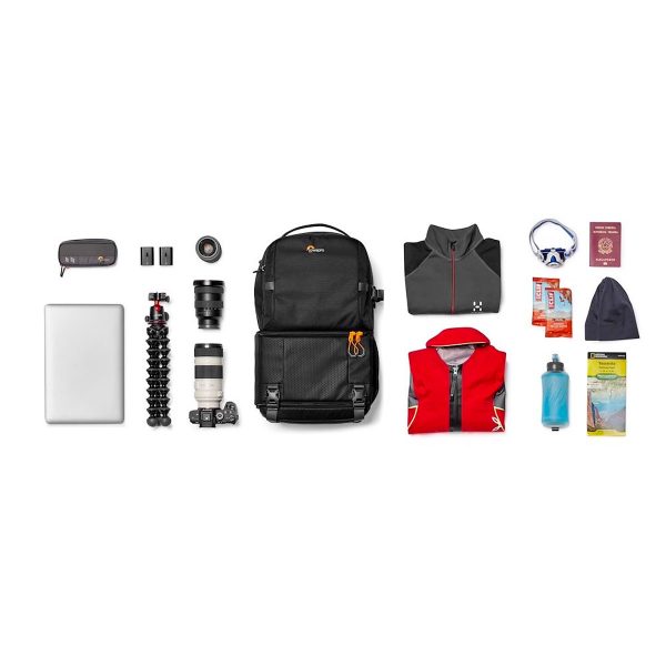 Lowepro Fastpack BP 250 AW III -kamerareppu, musta