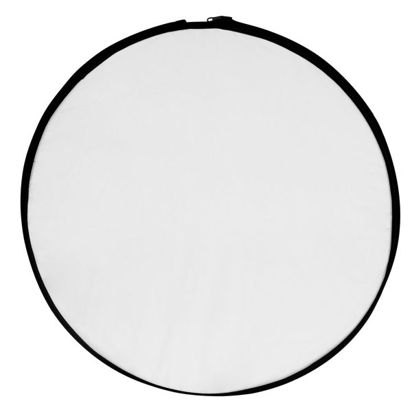 SmallRig 4130 Circular Reflector on 107 cm:n pituinen kokoontaitettava 5-in-1-työkalu, joka on ihanteellinen valokuvaukseen valon hajottamiseen tai heijastamiseen ja jossa on pyöreä muotoilu ja musta reunus.