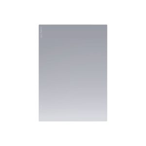 SmallRig 3588 Cine Filter 4x5.65" ND0.6 (2 stop) is a rectangular, silver grey metal plate with a smooth surface, centered on a white background and with faint markings on the upper left and lower left edges.