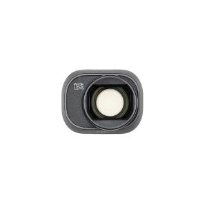 Lähikuva DJI Mini 4 Pro ND-suodinsarjasta (ND 16/64/256), jossa on valkoisella tekstillä varustettu etiketti mustassa suorakulmaisessa suodattimessa keskellä valkoista taustaa vasten.