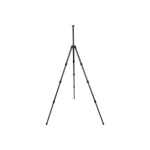 Sirui ST-224 -carbon fibre tripod, a black carbon fibre tripod with three extended legs and a central column, standing upright against a white background.