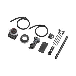 SmallRig 3781 MagicFIZ Wireless Follow Focus Basic Kit sisältää kaksi taipuisaa hammasrengasta, tarkennusnupin, kiinnikkeet, tangon ja säätötyökalut, jotka on järjestetty siististi valkoiselle taustalle.