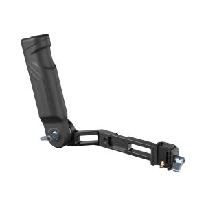SmallRig 4197 Sling Handle for DJI RS 3 & RS 3 Mini on musta, L-muotoinen ergonominen kamerakahva, jossa on useita kiinnityspisteitä ja joka on suunniteltu kiinnitettäväksi kamerarigiin tai lisävarusteisiin.