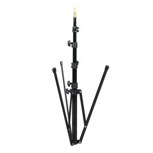 The Godox S30 Light Stand is a black, adjustable stand with three folding legs and a telescopic central column, ideal for supporting photographic or video equipment.