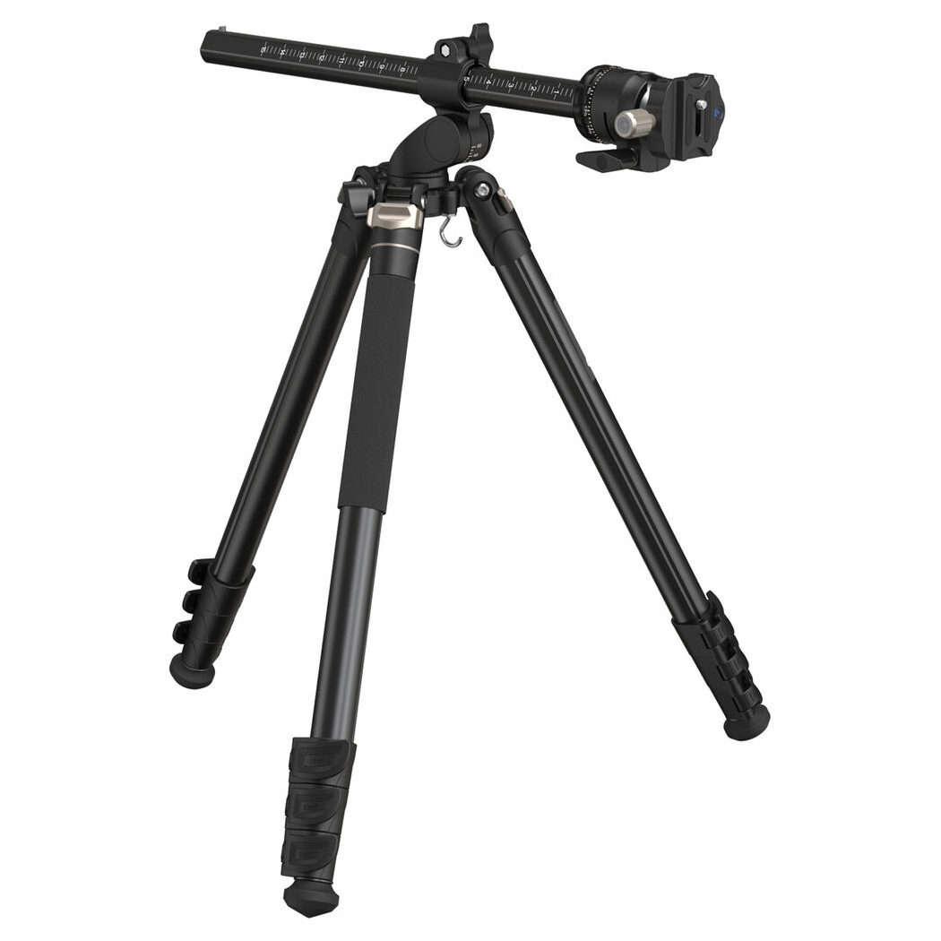 SmallRig 4288 Lateral Center Column Tripod CT200 with adjustable legs, horizontal center column and mounting plate is shown in black against a white background.