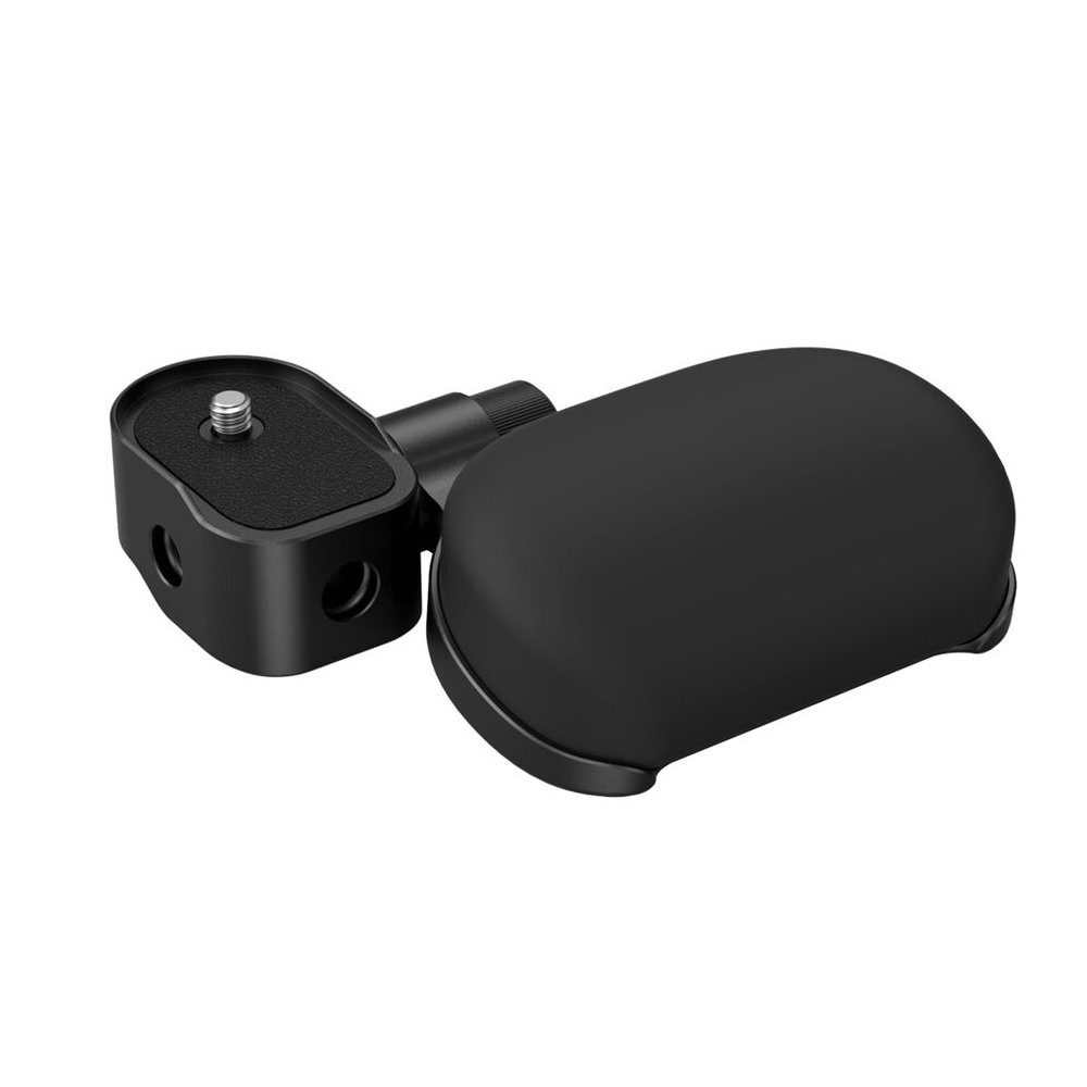 SmallRig 4248 -rannetuki DJI RS -sarjalle on tyylikäs, mattamusta lisävaruste, joka on suunniteltu kiinnittämään laitteet tukevasti jalustoihin tai pintoihin kääntyvän nivelen ja ruuvikiinnityksen avulla ja joka tarjoaa kompaktin ja minimalistisen tuen.
