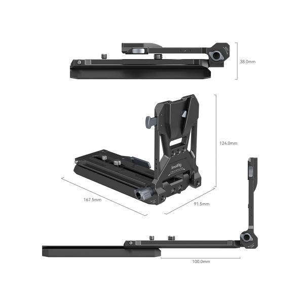 SmallRig 4323 V-Mount Battery Mount Plate Kit for Cinema Cameras