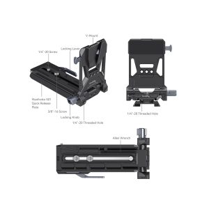 SmallRig 4323 V-Mount Battery Mount Plate Kit for Cinema Cameras