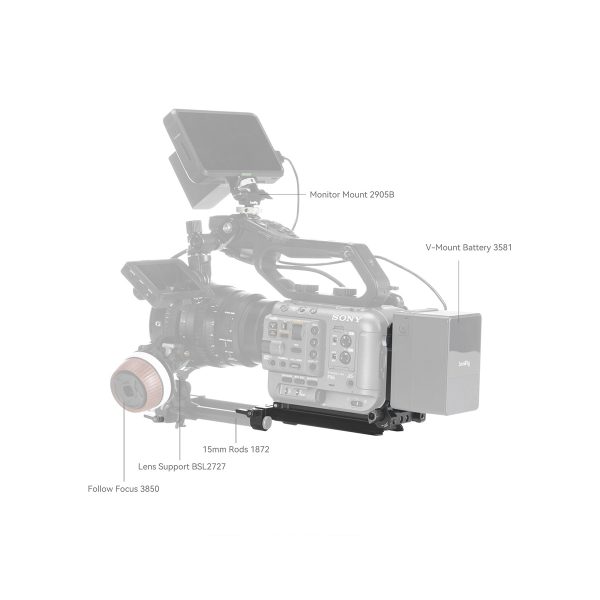 SmallRig 4323 V-Mount Battery Mount Plate Kit for Cinema Cameras