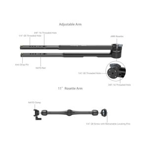 43624 SmallRig 4362 x Mikevisuals Extension Arm Tracking Shot Kit