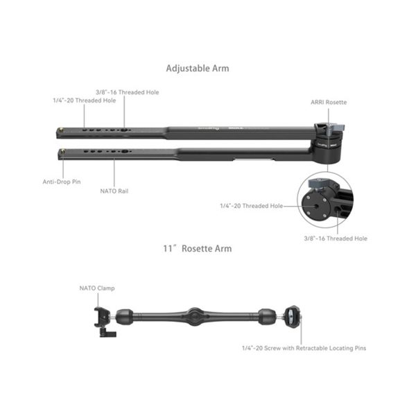 43624 SmallRig 4362 x Mikevisuals Extension Arm Tracking Shot Kit