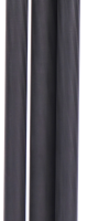 Sirui Light Stand DK-28 Carbon Fiber Air-Cushioned on musta, kokoontaitettava kolmijalka, joka seisoo pystyssä ja jossa on sininen lukitusmekanismi yläosan lähellä.