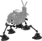 The SmallRig 3565 All-in-One 4-arm suction cup camera mount kit (SC-15K) includes a stable stand with four adjustable suction cup feet for secure shooting, and a semi-transparent design to highlight the support system.