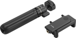 SmallRig 4364 Smartphone Vlog Tripod Kit VK-20 Advanced Version, joka sisältää mustan, kokoontaitettavan selfiekepin ja puhelimen pidikkeen, on esillä vierekkäin tavallisella vaalealla taustalla.