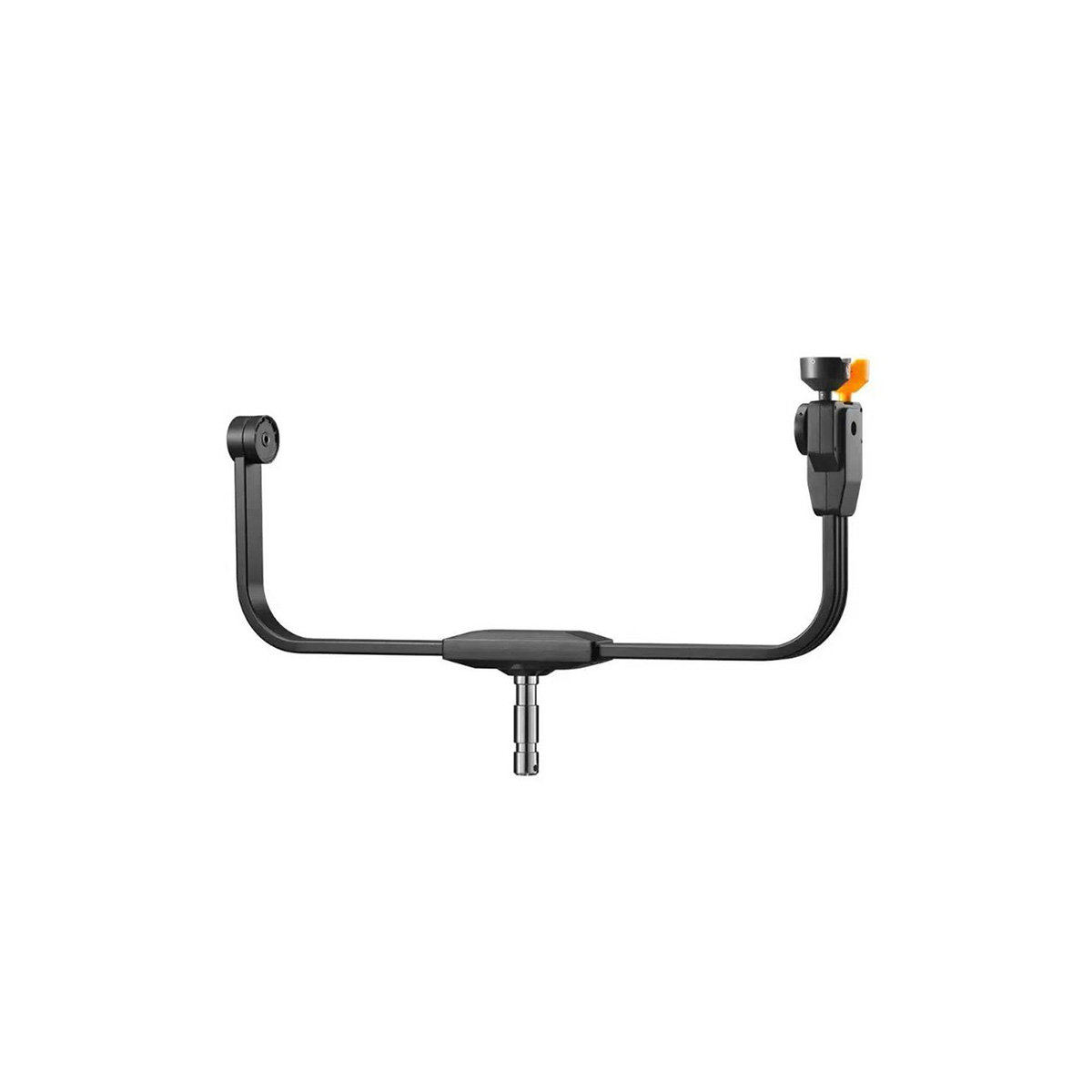 The Godox Pole Controlled U Type Bracket P300R is a black metal camera accessory with two upward-facing arms and a central mounting point against a white background.