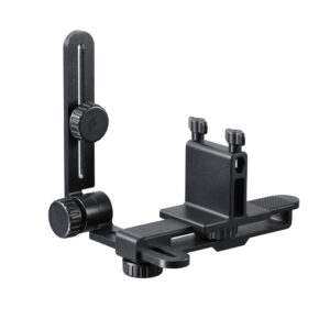 Godox R2400 Rengassalamapäässä AD1200Pro / P2400:lle on säädettävä kiinnitys, jossa on nupit turvallista kiinnitystä varten ja joka mahdollistaa sekä vaaka- että pystysuuntaiset säädöt älypuhelinten tai kameroiden kaltaisten laitteiden tukemiseksi.