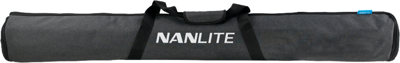 Long, rectangular grey carrying case with black handles and white "NANLITE" on the front, designed for PavoTube II 30X for 1 or 2 lights.