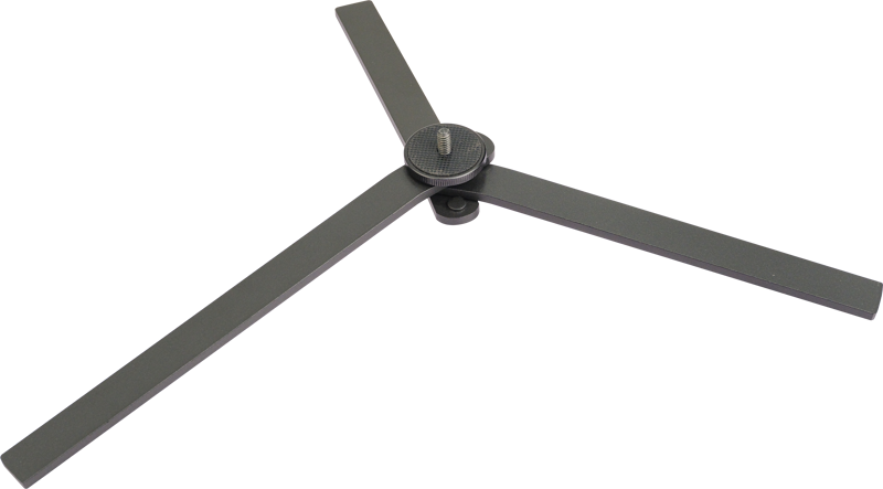 NANLITE floor stand for T12 tubular luminaire with sturdy base and elegant support column against a white background.