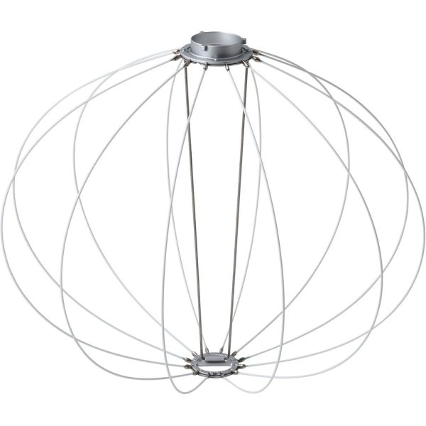 The Godox CS85D Lantern Softbox 85cm is a large, circular light modifier with a balloon-shaped design with thin curved supports that diffuse light evenly for use with commercial photography and video equipment.