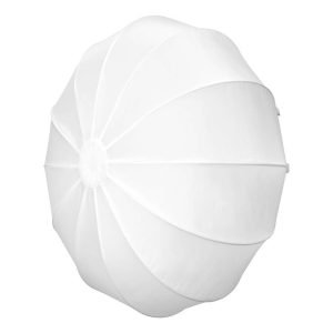 The Godox Lantern Softbox for Livestreaming CS-65T is a white, circular, umbrella-shaped softbox with multiple curved panels, viewed from the front against a white background.