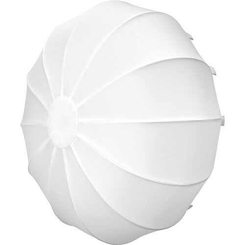 The Godox Lantern Softbox for Livestreaming CS-50T is a large, white, spherical softbox with curved panels designed to diffuse light evenly for photography or videography.