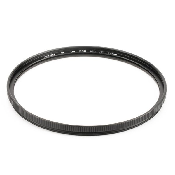 1707312890_677 The slim, round 62 mm Viltrox Ultra Slim MC UV / Protection filter with brushed edge is visible against a white background.