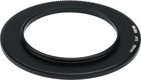 Black, round NiSi filter holder adapter for M75 40.5 mm (adapter ring), designed for mounting camera filters, with textured edge and NiSi 40.5 mm text on the side.