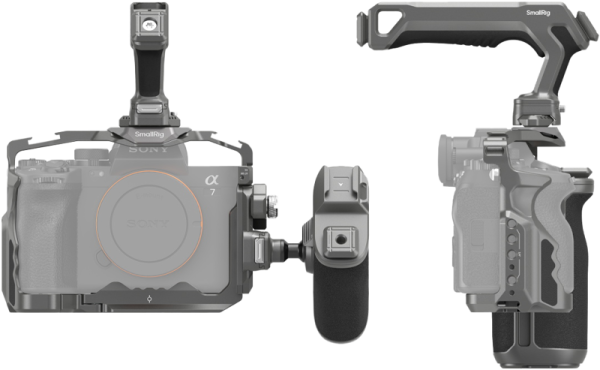 SmallRig 4539 HawkLock Quick Release Advanced Cage Kit for Sony Alpha 7R V / 7 IV / 7S III