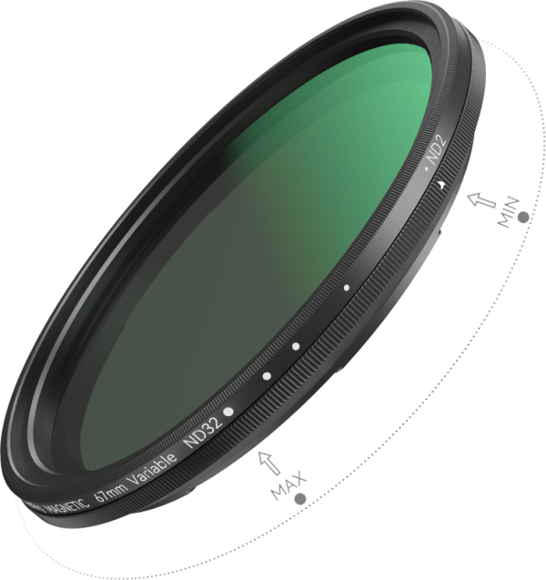 SmallRig 4724 Attachable VND Filter Kit ND2-ND32 (1-5 Stop) with M-mount Filter Adapter 67mm