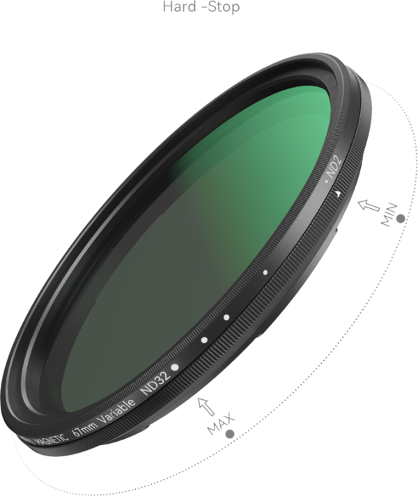 SmallRig 4725 Attachable VND Filter Kit ND2-ND32 (1-5 Stop) with T-mount Filter Adapter 67mm