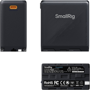 SmallRig 4469 USB-C Rechargeable Camera Battery NP-F970 (musta)