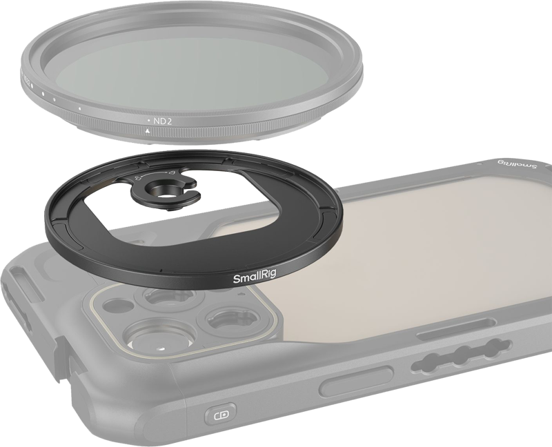 SmallRig 4587 Attachable Filter Adapter (T-Mount) 67mm