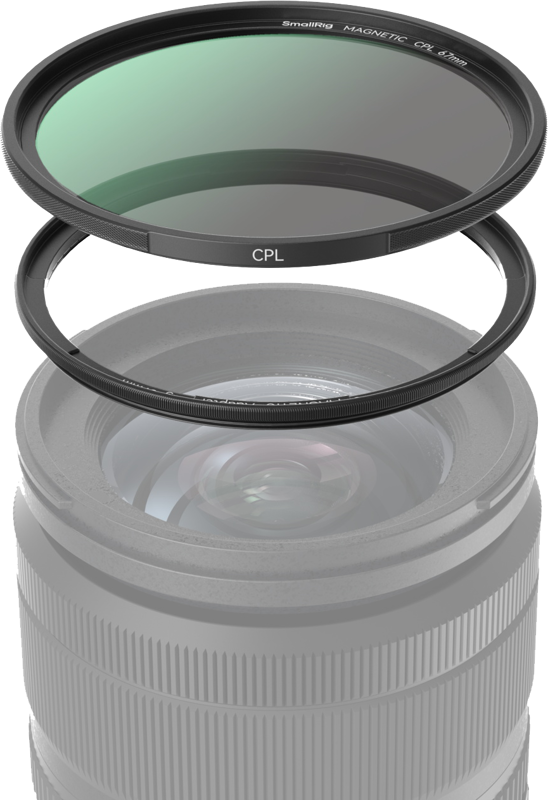 SmallRig 4727 Attachable CPL Filter with M-mount Filter Adapter (67mm)