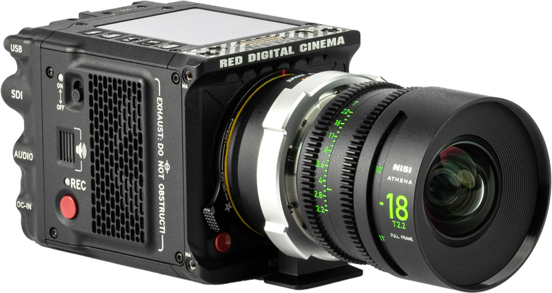 NiSi Cine Lens Athena Prime 18mm T2.2 PL-Mount on huippuluokan videotuotantoon suunniteltu ammattikäyttöön tarkoitettu cine-objektiivi, jossa on vankka rakenne ja tarkka optinen suorituskyky.
