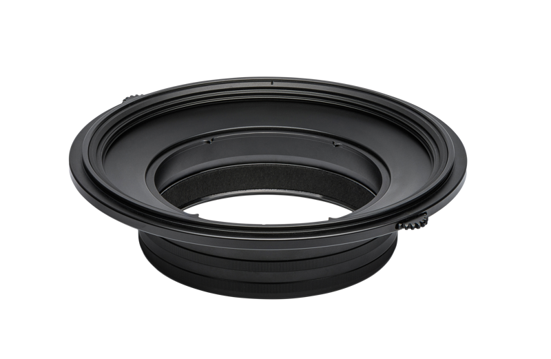 The NiSi Filter S5 Adapter for Tamron 15-30 f/2.8 (adapter only) is a black, circular lens adapter ring with brushed edges, angled against a light grey background.