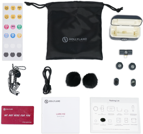 Hollyland LARK M2 USB-C Duo –langaton lavalier-mikrofoni