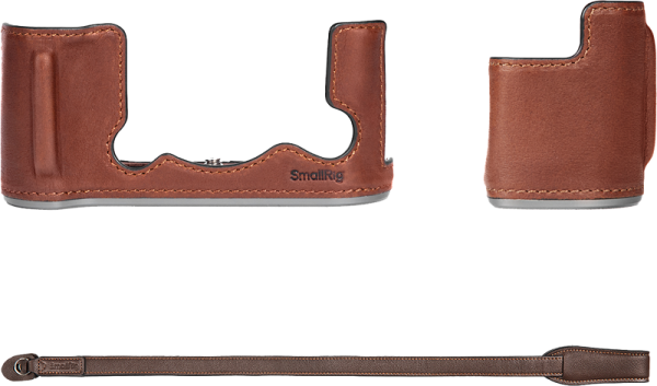 SmallRig 4711 Leather Half Case Kit for Fujifilm X-T50 Brown