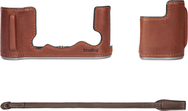 SmallRig 4711 Leather Half Case Kit for Fujifilm X-T50 Brown