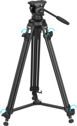 800q-02_128457 SmallRig 4684 Lightweight Video Tripod Kit AD-50 Lite