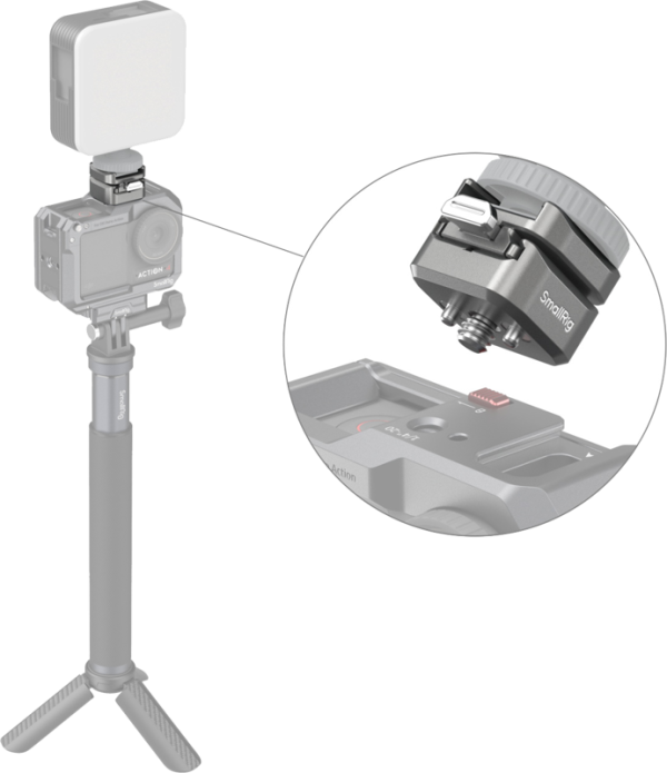 SmallRig 4500 HawkLock H18 Quick Release Support with Cold Shoe