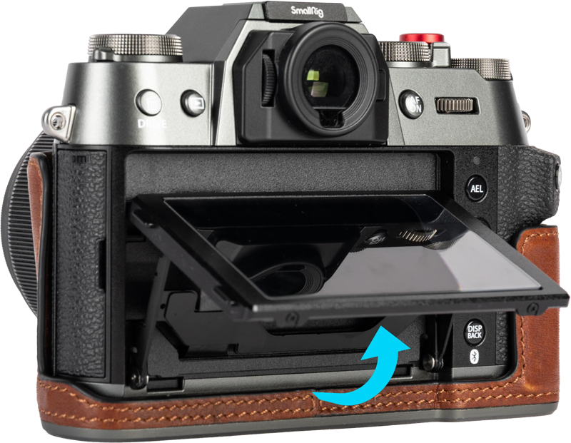 SmallRig 4711 Leather Half Case Kit for Fujifilm X-T50 Brown