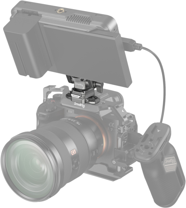 SmallRig 4487 HawkLock H21 Quick Release Monitor Support with NATO Clamp