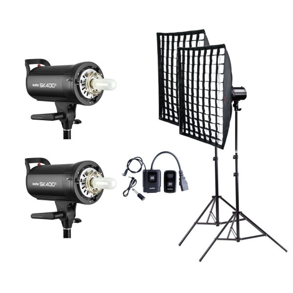 Godox SK400ll Complete Flash kit -studiosalama