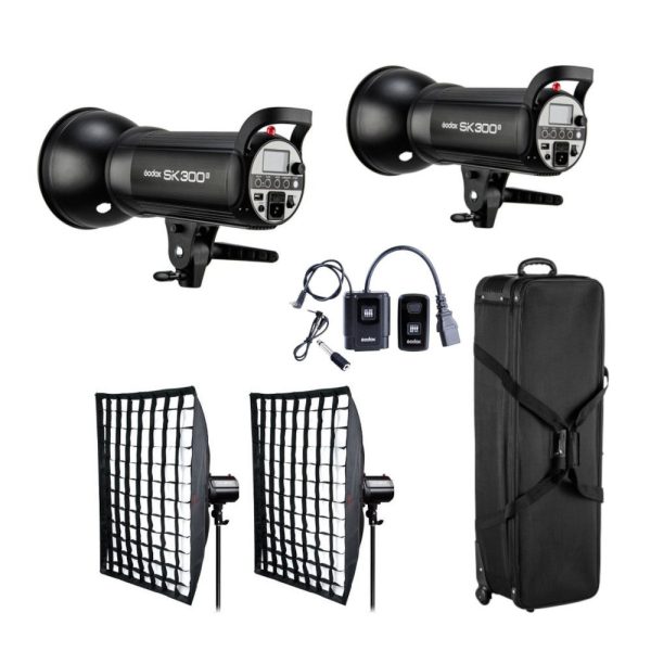 Godox SK300ll Travel Kit -studiosalama