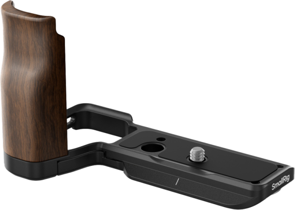 SmallRig 4864 L-Shape Mount Plate with Wooden Handle for Sony ZV-E10 II