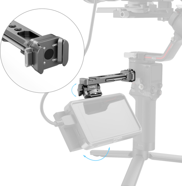 SmallRig 4637 HawkLock H21 Monitor Support for DJI Stabilizers